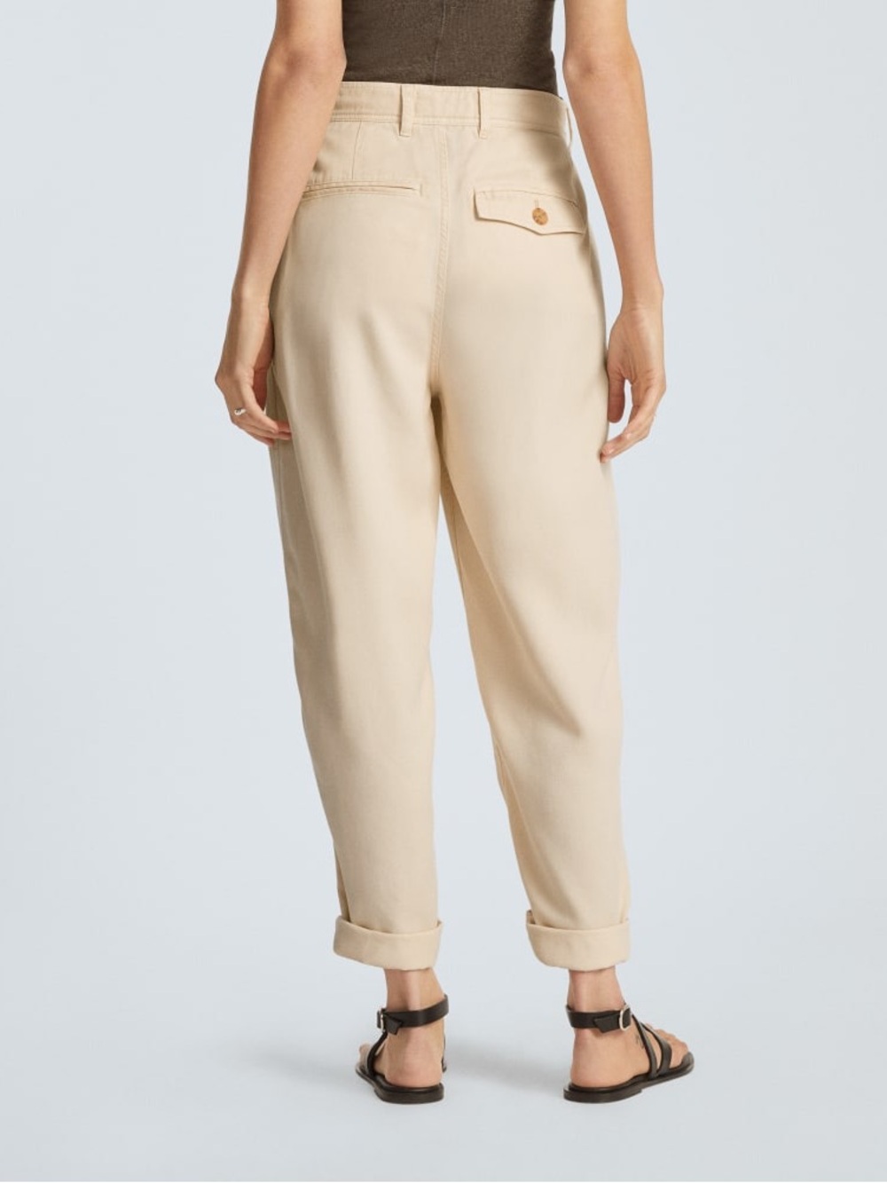 Everlane The Chino in Buttersoft Color Parchment Cream - Size 2 - Picture 2 of 7